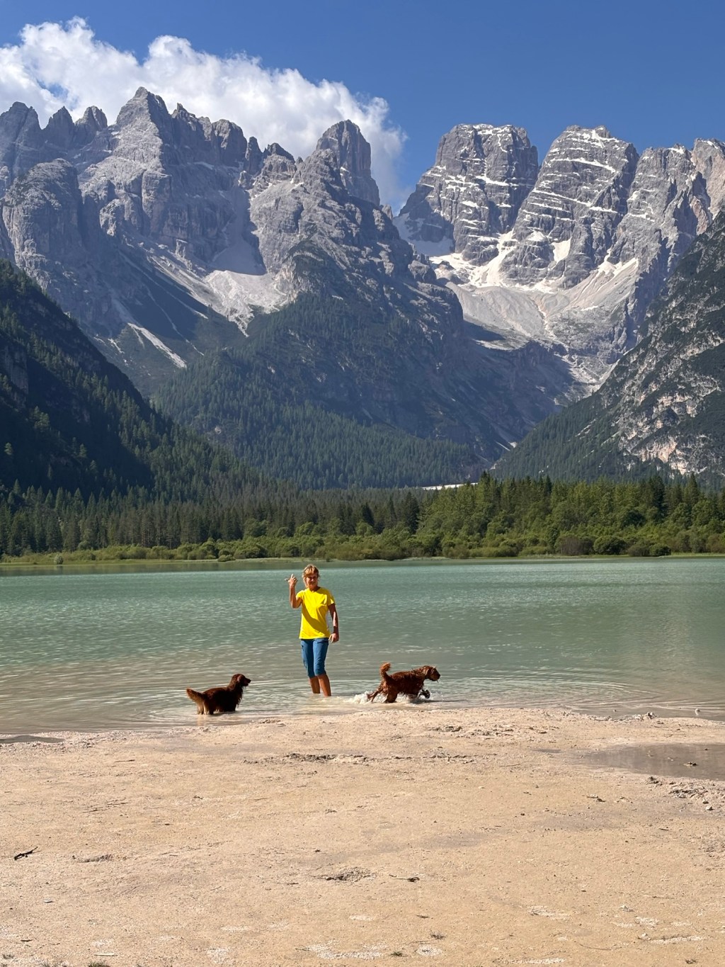 Der Dürrensee mit&nbsp;Hund